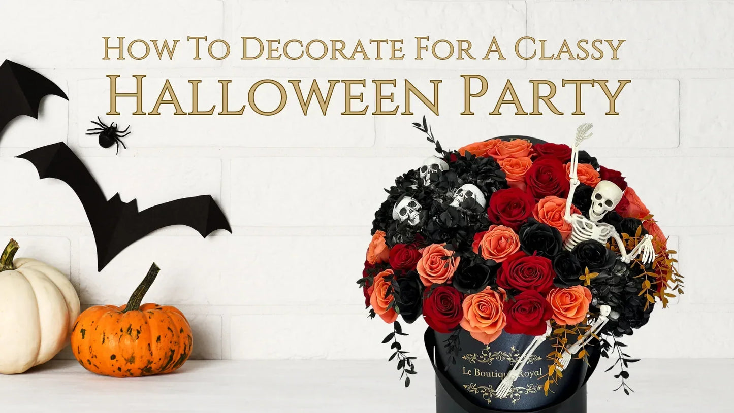 Le Boutique Royal guide to decorating a classy Halloween party