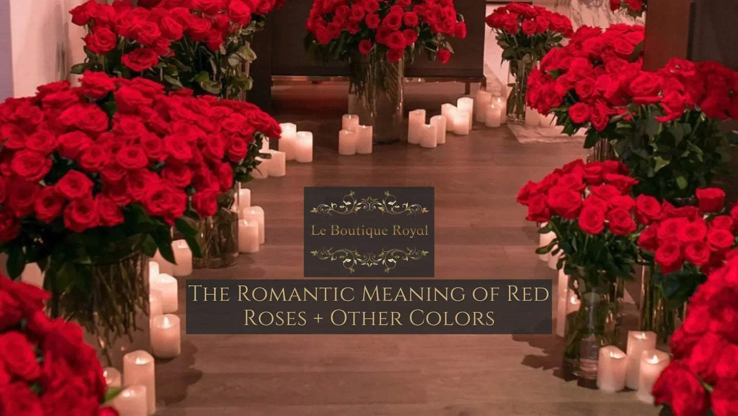 Le Boutique Royal guide to the romantic meanings of rose colors