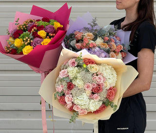 Luxury Hand-Tied Bouquet of Seasonal Flowers | Le Boutique Royal