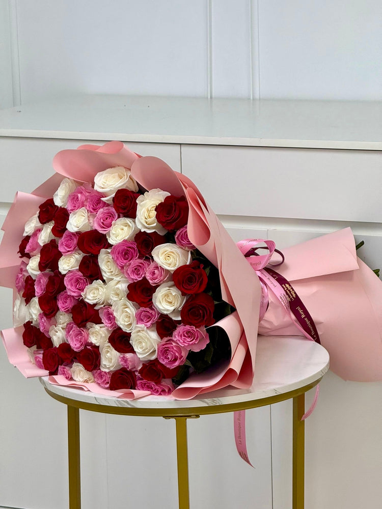100 premium rose arrangement