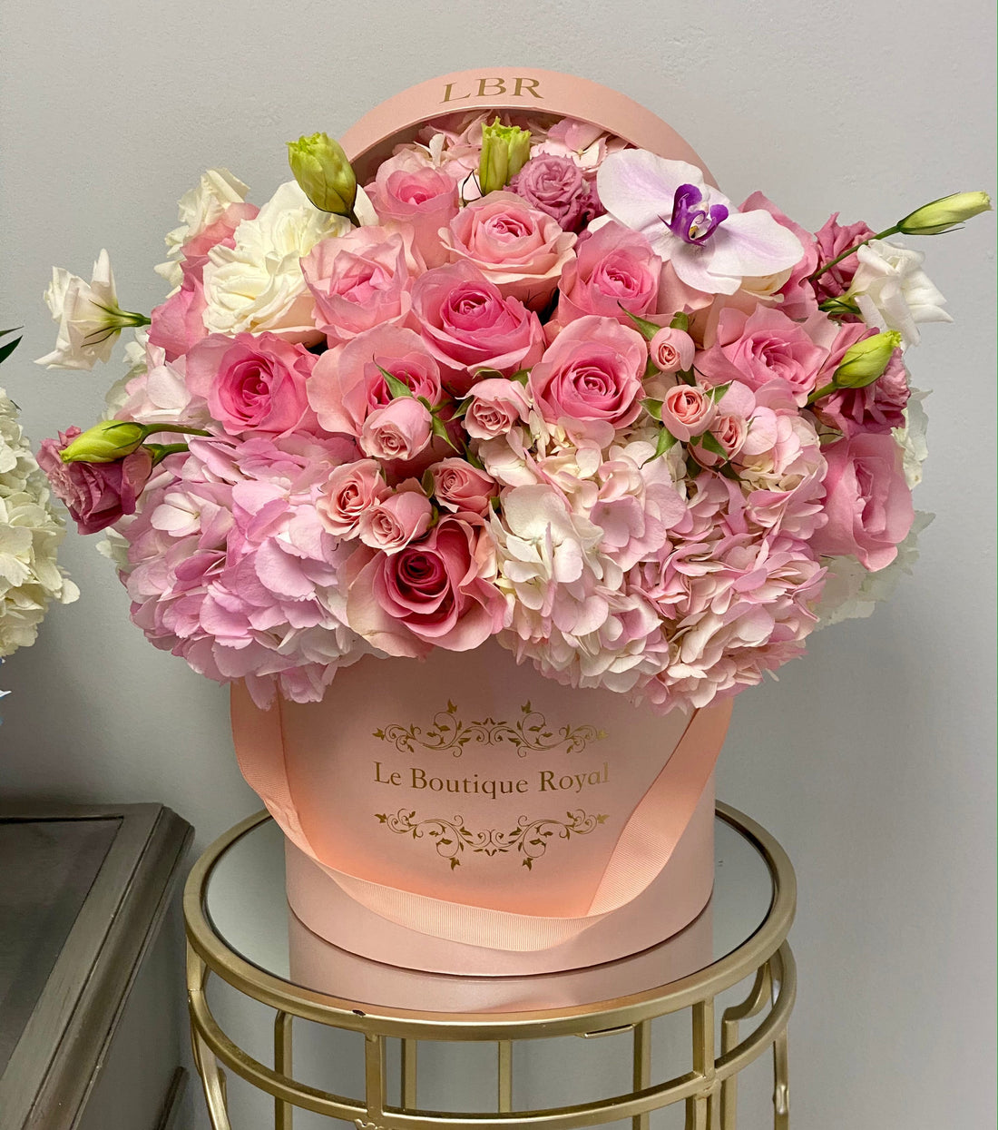 mix of flowers in a vase