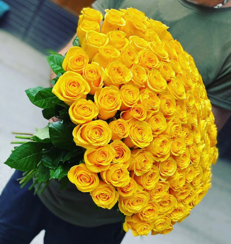 yellow roses