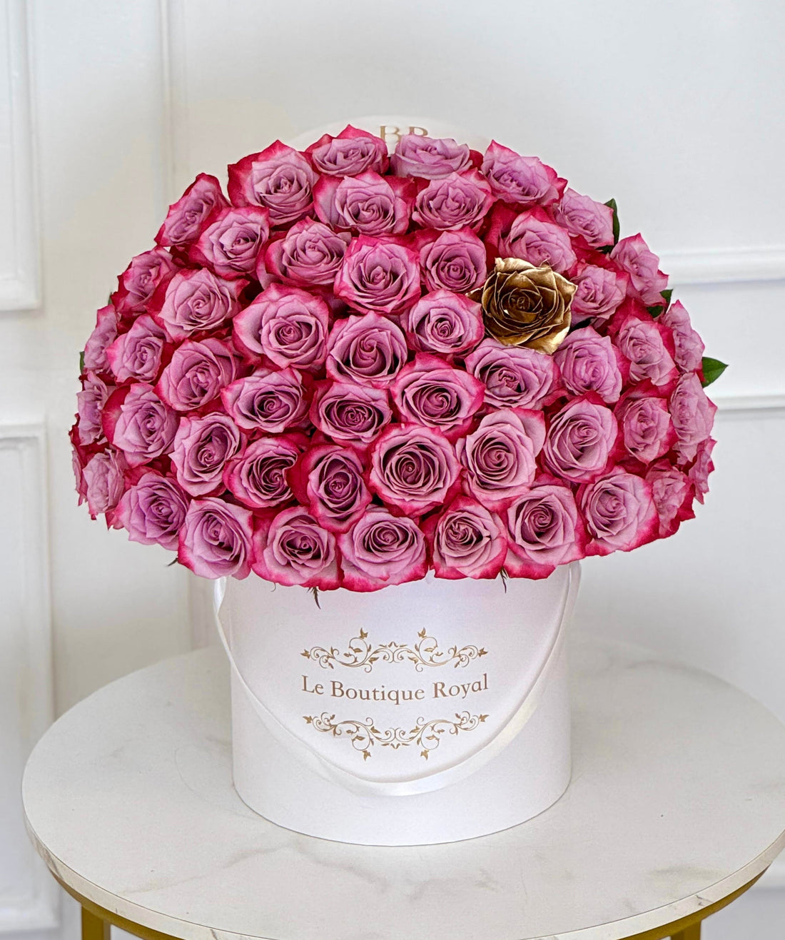 Purple Luxury Flower Arrangement | Le Boutique Royal