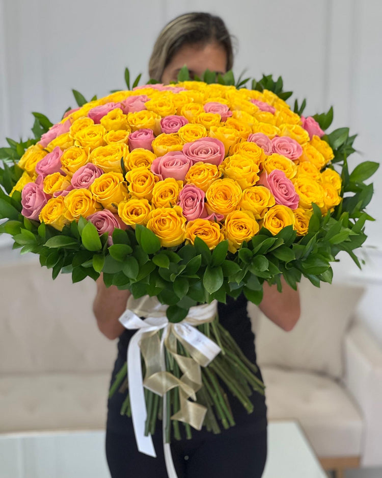yello roses