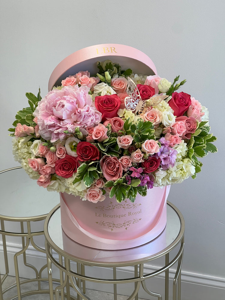 Pink Mix of Flowers with Peonies