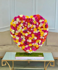 
                    
                      heart shape roses
                    
                  