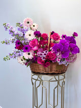 Flores en la canasta