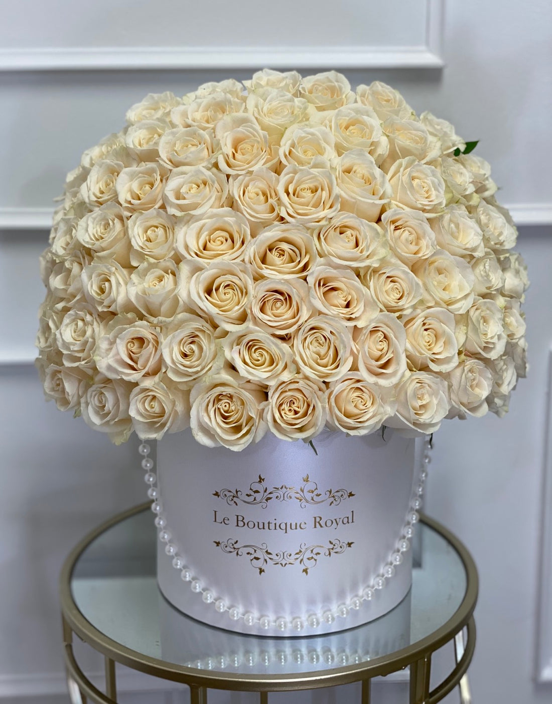 white roses