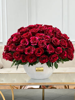 
                    
                      roses in a vase
                    
                  