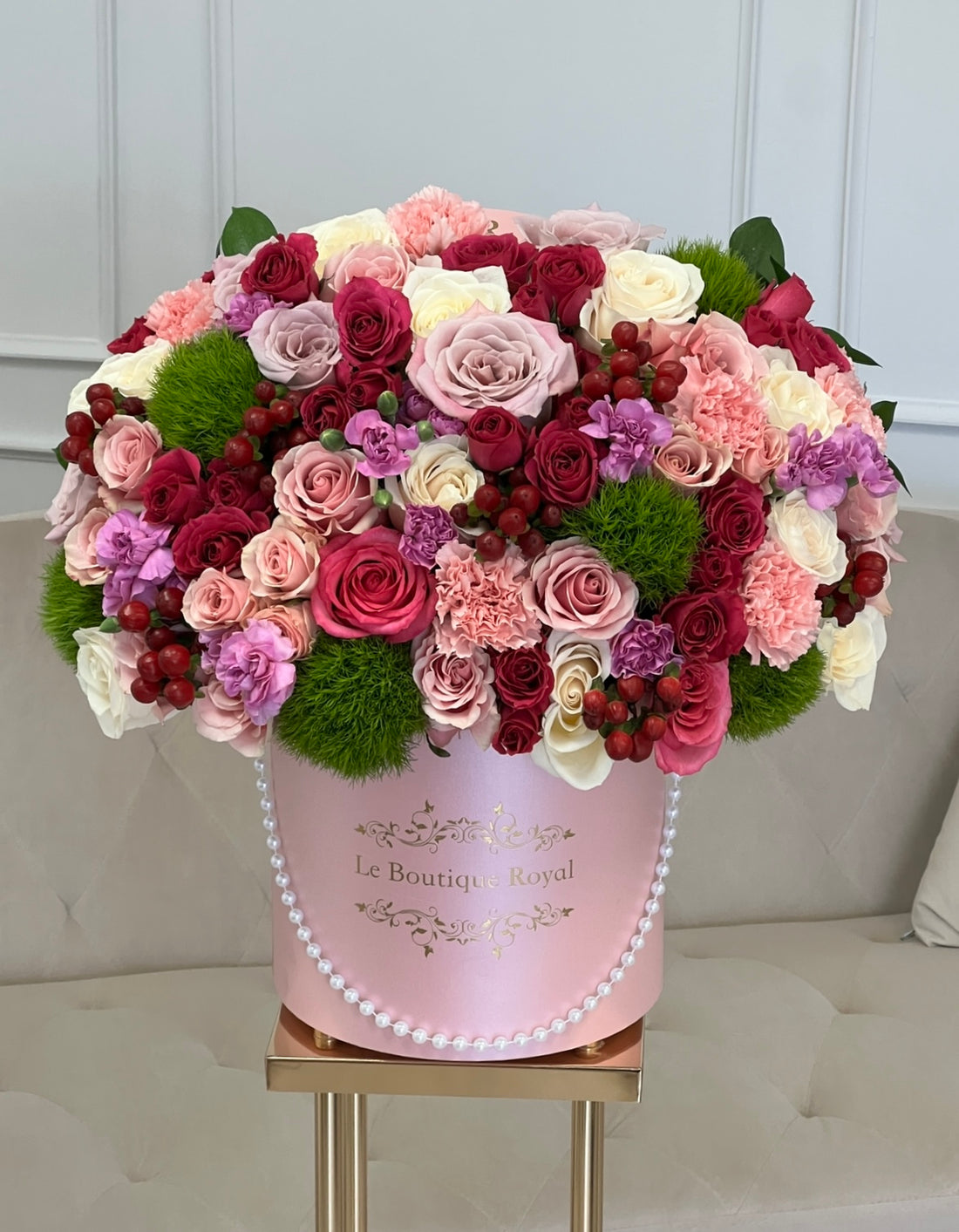 Flores en rosa