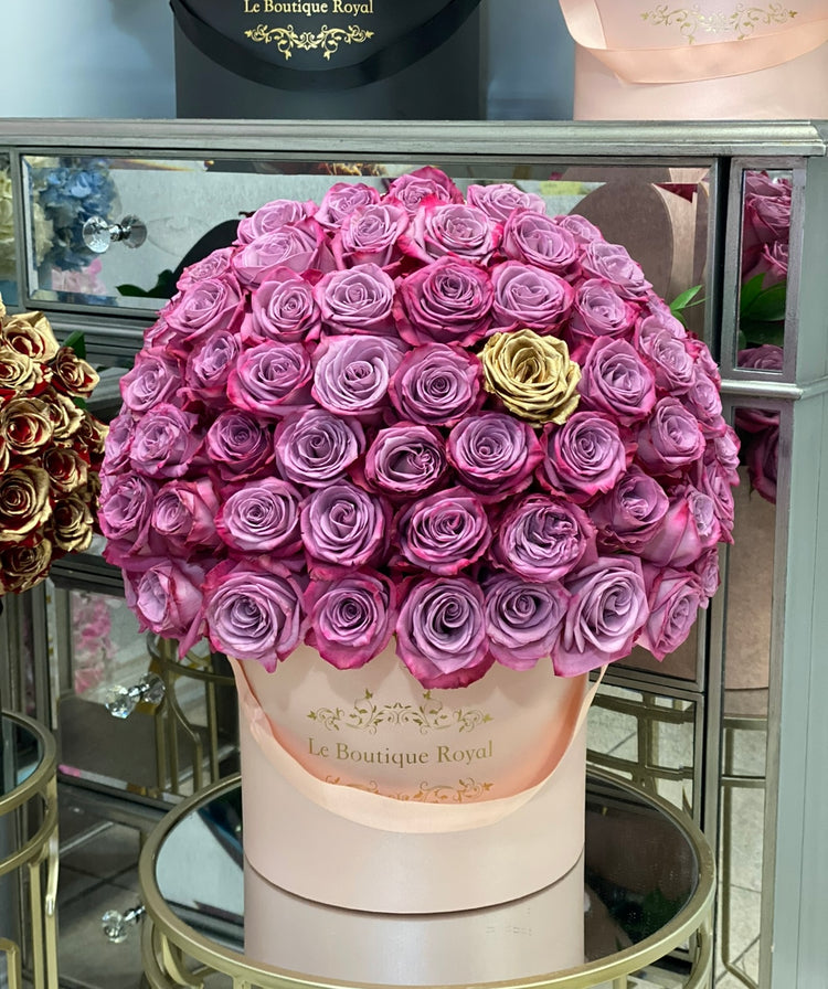 Arreglo floral de lujo morado | Le Boutique Royal