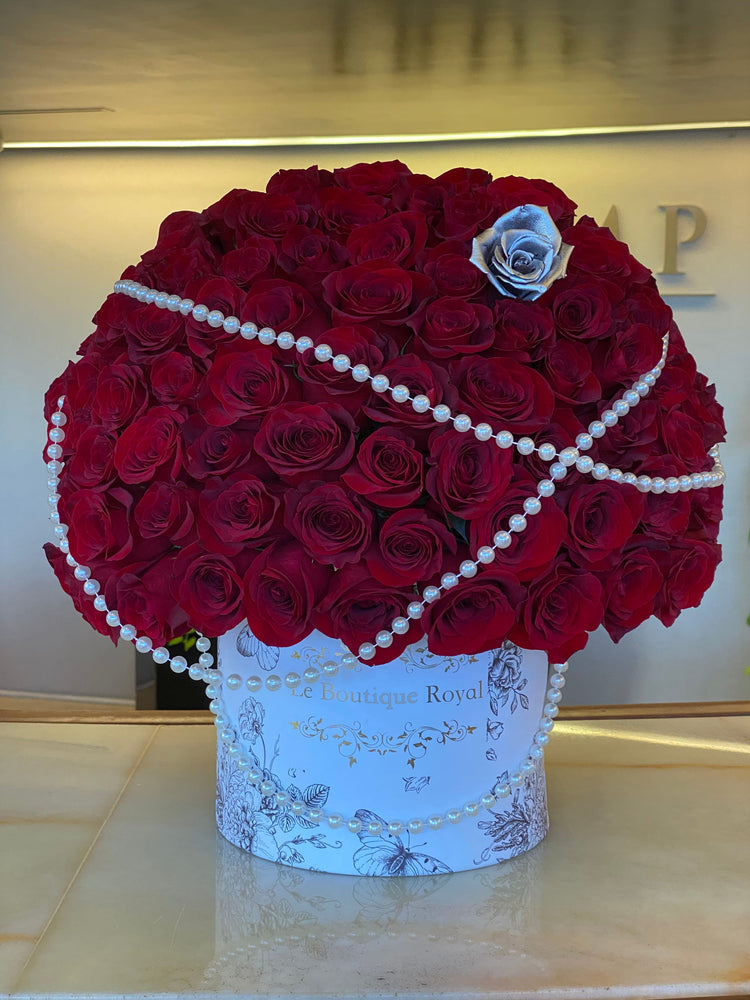 roses in pearls
