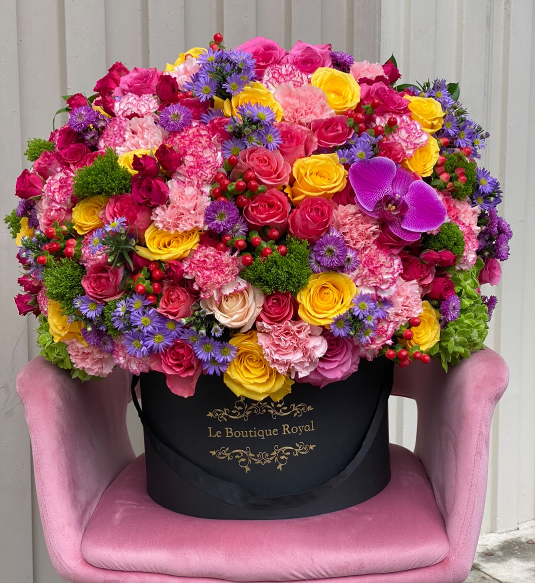 Colorful rainbow Flowers