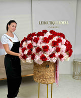Cesta grande de flores premium de Le Boutique Royal