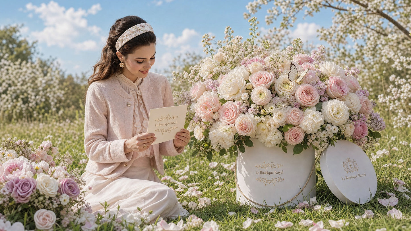 Join the Le Boutique Royal newsletter for luxury flower inspiration