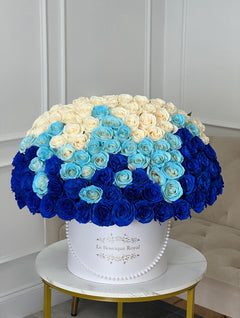 
                    
                      Blue and White Roses
                    
                  