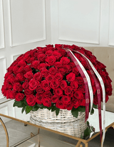 Cesta Grande de Rosas Rojas