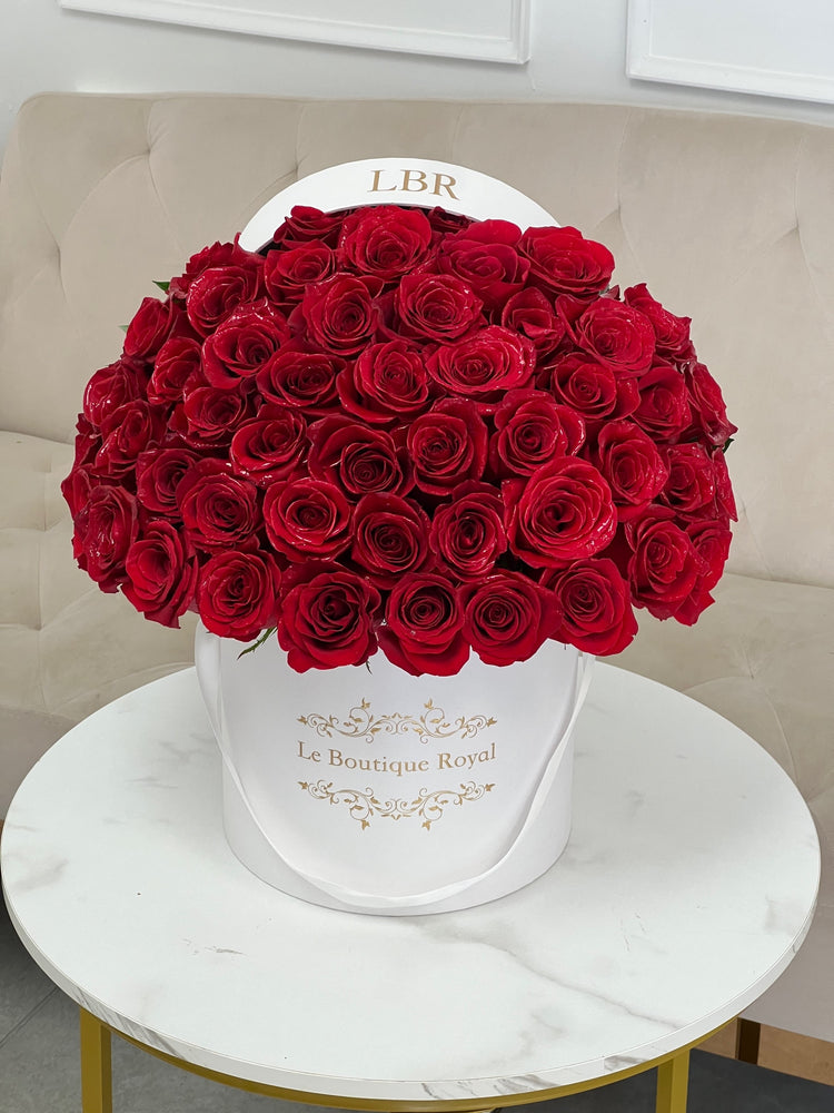 75 red roses for same day delivery in Miami